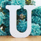 1pc 10cm White Wooden Letters Alphabet DIY Word Letter Party Wedding Home Decor Name Design Art Crafts Standing 3.94 Inches
