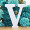 1pc 10cm White Wooden Letters Alphabet DIY Word Letter Party Wedding Home Decor Name Design Art Crafts Standing 3.94 Inches