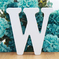 1pc 10cm White Wooden Letters Alphabet DIY Word Letter Party Wedding Home Decor Name Design Art Crafts Standing 3.94 Inches