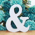 1pc 10cm White Wooden Letters Alphabet DIY Word Letter Party Wedding Home Decor Name Design Art Crafts Standing 3.94 Inches
