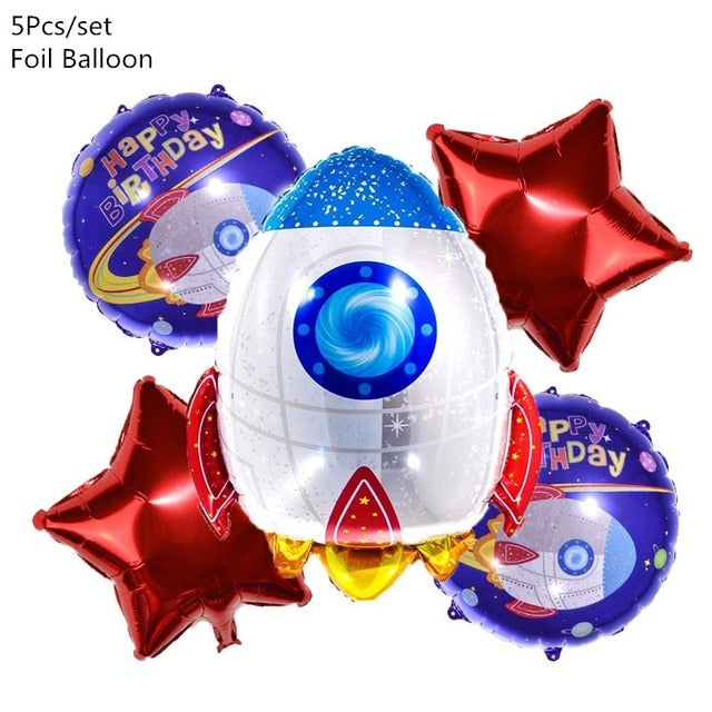 Rocket /Astronaut Foil Balloons