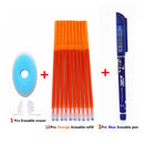 3/6/12pcs/Set Erasable Pen Washable Handle Blue/Black/Red 0.5mm Pens Refill Rod for Office Supplies Student Exam Spare