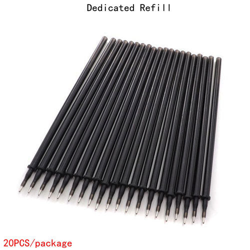 3/6/12pcs/Set Erasable Pen Washable Handle Blue/Black/Red 0.5mm Pens Refill Rod for Office Supplies Student Exam Spare