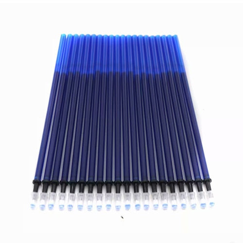 3/6/12pcs/Set Erasable Pen Washable Handle Blue/Black/Red 0.5mm Pens Refill Rod for Office Supplies Student Exam Spare
