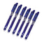3/6/12pcs/Set Erasable Pen Washable Handle Blue/Black/Red 0.5mm Pens Refill Rod for Office Supplies Student Exam Spare