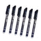 3/6/12pcs/Set Erasable Pen Washable Handle Blue/Black/Red 0.5mm Pens Refill Rod for Office Supplies Student Exam Spare
