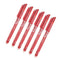 3/6/12pcs/Set Erasable Pen Washable Handle Blue/Black/Red 0.5mm Pens Refill Rod for Office Supplies Student Exam Spare