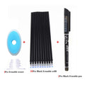 3/6/12pcs/Set Erasable Pen Washable Handle Blue/Black/Red 0.5mm Pens Refill Rod for Office Supplies Student Exam Spare
