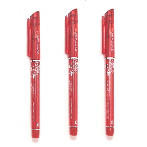 3/6/12pcs/Set Erasable Pen Washable Handle Blue/Black/Red 0.5mm Pens Refill Rod for Office Supplies Student Exam Spare