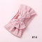 1PCS New Braid Nylon Bow Headbands,Cable Knit Solid Wide Nylon Headbands Turban, Baby Girls Head Wrap Hair Accessories 27 colors