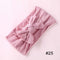 1PCS New Braid Nylon Bow Headbands,Cable Knit Solid Wide Nylon Headbands Turban, Baby Girls Head Wrap Hair Accessories 27 colors