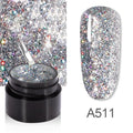 ROSALIND 5ml Shiny Rainbow Gel Nail Polish Bright For Glitter Painting Nail Art Design Poly UV Top Base Primer For Manicure
