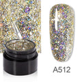 ROSALIND 5ml Shiny Rainbow Gel Nail Polish Bright For Glitter Painting Nail Art Design Poly UV Top Base Primer For Manicure