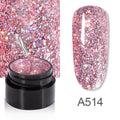 ROSALIND 5ml Shiny Rainbow Gel Nail Polish Bright For Glitter Painting Nail Art Design Poly UV Top Base Primer For Manicure