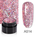 ROSALIND 5ml Shiny Rainbow Gel Nail Polish Bright For Glitter Painting Nail Art Design Poly UV Top Base Primer For Manicure