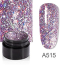 ROSALIND 5ml Shiny Rainbow Gel Nail Polish Bright For Glitter Painting Nail Art Design Poly UV Top Base Primer For Manicure