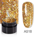 ROSALIND 5ml Shiny Rainbow Gel Nail Polish Bright For Glitter Painting Nail Art Design Poly UV Top Base Primer For Manicure