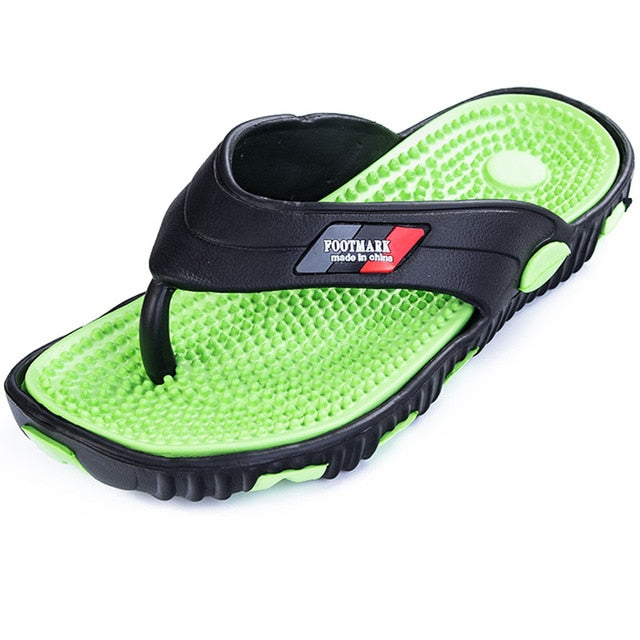 Soft Men Slippers Shoes Big Size Fashion Massage Summer Water Male Sandals High Quality Flat Beach Shoes Non-slip Mens Flip Flop