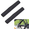 2pcs  Black Bicycle Chain Protector Cycling Frame Chain Stay Posted Protector MTB Bike Chain Care Guard Cover