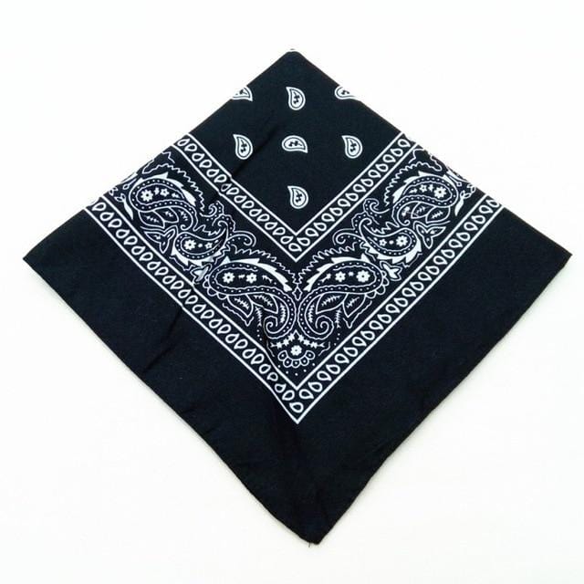 Unisex Men Women Cotton Bandana Hairband Cowboy Mens Biker Sports Headwear Wrist Hairwrap Double Sided Head Wrap Scarf Paisley