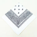 Unisex Men Women Cotton Bandana Hairband Cowboy Mens Biker Sports Headwear Wrist Hairwrap Double Sided Head Wrap Scarf Paisley