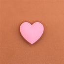 Single Sale 1pcs Shoe Charms Cartoon Heart-shaped Garden Shoe Accessories Buckle Decorations Fit Croc Wristband JIBZ Kids X-mas