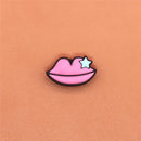 Single Sale 1pcs Shoe Charms Cartoon Heart-shaped Garden Shoe Accessories Buckle Decorations Fit Croc Wristband JIBZ Kids X-mas