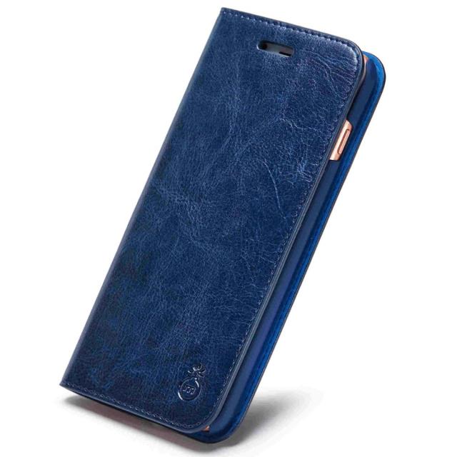 Musubo Genuine Leather Flip Case For iPhone 8 Plus 7 Plus Luxury Wallet Fitted Cover For iPhone X 6 6s SE 12 13 Funda Coque capa