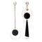 2020 Korean Long Statement Geometric Triangle Tassel Dangle Drop Earrings For Women Earrings Fashion Jewelry Oorbellen Brincos