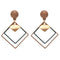 2020 Korean Long Statement Geometric Triangle Tassel Dangle Drop Earrings For Women Earrings Fashion Jewelry Oorbellen Brincos