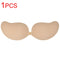 DERUILADY Adhesive Invisible Bras For Women Sexy Lingerie Seamless Silicone Sticky Bralette Strapless Front Closure Push Up Bra