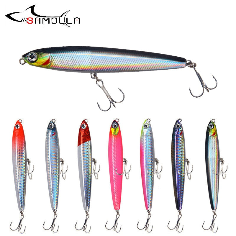 Pencil Sinking Fishing Lure Weights 10-24g Bass Fishing Tackle Lures Fishing Accessories Saltwater Lures Fish Bait Trolling Lure
