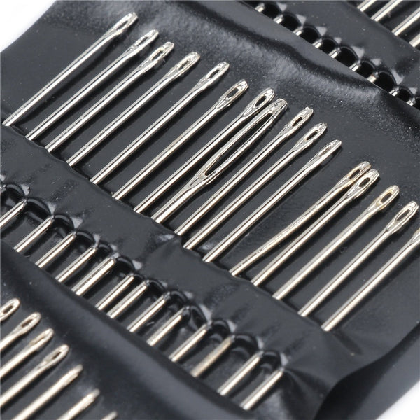 55PCS/set Useful Metal Silver Stainless Steel Sewing Needles Sewing Pins Set Home DIY Crafts Hand Tools