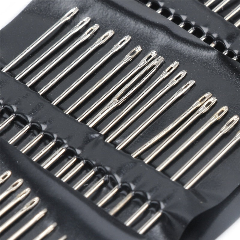 55PCS/set Useful Metal Silver Stainless Steel Sewing Needles Sewing Pins Set Home DIY Crafts Hand Tools