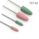 5/6/7 Diamond Nail Drill Bits Milling Cutter Set Cutters Manicure Silicon Stone Pedicure Electric for Mill Manicure Machine