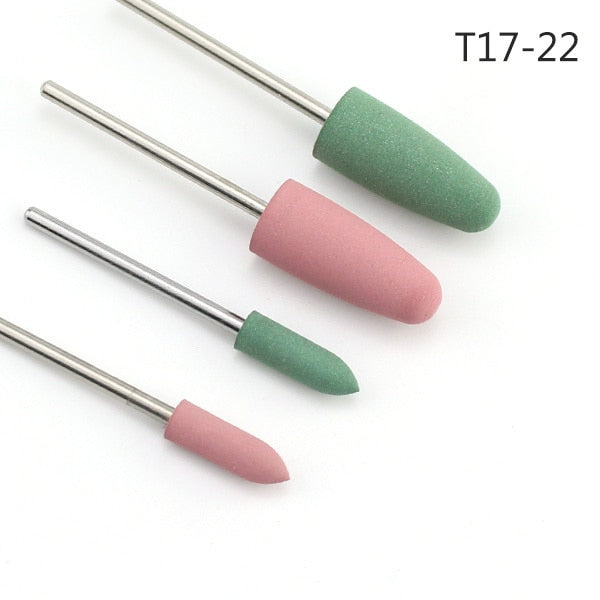 5/6/7 Diamond Nail Drill Bits Milling Cutter Set Cutters Manicure Silicon Stone Pedicure Electric for Mill Manicure Machine
