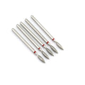 5/6/7 Diamond Nail Drill Bits Milling Cutter Set Cutters Manicure Silicon Stone Pedicure Electric for Mill Manicure Machine