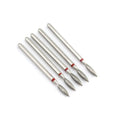 5/6/7 Diamond Nail Drill Bits Milling Cutter Set Cutters Manicure Silicon Stone Pedicure Electric for Mill Manicure Machine
