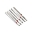 5/6/7 Diamond Nail Drill Bits Milling Cutter Set Cutters Manicure Silicon Stone Pedicure Electric for Mill Manicure Machine