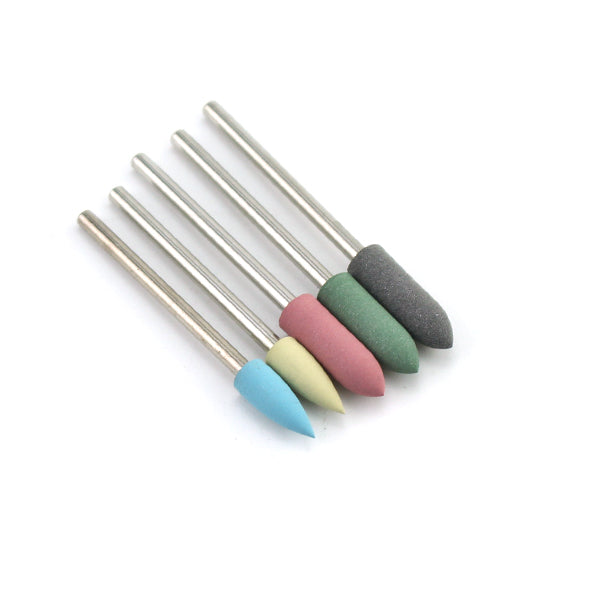 5/6/7 Diamond Nail Drill Bits Milling Cutter Set Cutters Manicure Silicon Stone Pedicure Electric for Mill Manicure Machine