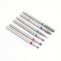 5/6/7 Diamond Nail Drill Bits Milling Cutter Set Cutters Manicure Silicon Stone Pedicure Electric for Mill Manicure Machine