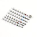 5/6/7 Diamond Nail Drill Bits Milling Cutter Set Cutters Manicure Silicon Stone Pedicure Electric for Mill Manicure Machine
