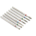 5/6/7 Diamond Nail Drill Bits Milling Cutter Set Cutters Manicure Silicon Stone Pedicure Electric for Mill Manicure Machine