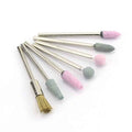 5/6/7 Diamond Nail Drill Bits Milling Cutter Set Cutters Manicure Silicon Stone Pedicure Electric for Mill Manicure Machine