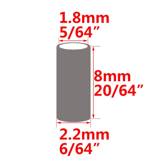 100pcs Black Round Copper Fishing Tube Fishing Wire Pipe Crimp Sleeves Connector Fishing Line Accessories Tool