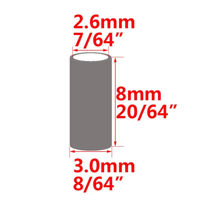 100pcs Black Round Copper Fishing Tube Fishing Wire Pipe Crimp Sleeves Connector Fishing Line Accessories Tool