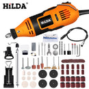 HILDA Electric Drill Dremel Grinder Engraver Pen Grinder Mini Drill Electric Rotary Tool Grinding Machine Dremel Accessories