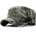 2019 United States US Marines Corps Cap Hat Military Hats Camouflage Flat Top Hat Men Cotton hHat USA Navy Embroidered Camo Hat