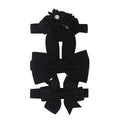 New 3pcs/lot Kids Baby Girls Floral Headband Chiffon Ribbon Bowknot Hair Accessories Hairband Set Elastic Children Kids Headwear