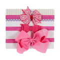New 3pcs/lot Kids Baby Girls Floral Headband Chiffon Ribbon Bowknot Hair Accessories Hairband Set Elastic Children Kids Headwear
